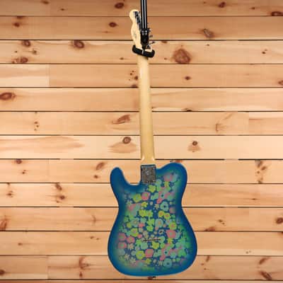 Fender Custom Shop Vintage Custom 1968 Blue Flower Telecaster NOS - Aged Blue Floral - R140270 - PLEK'd image 9