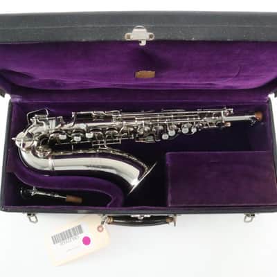 C.G. Conn F-Mezzo Soprano Saxophone SN 219320 ORIGINAL NICKEL! GORGEOUS image 1