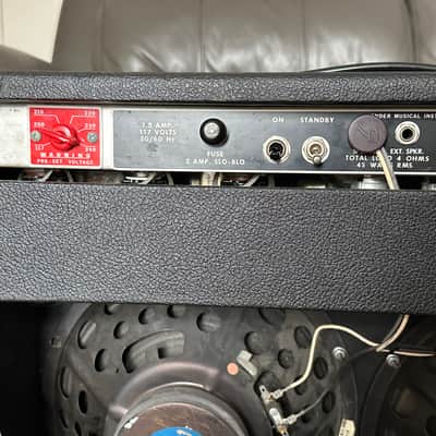 Fender Pro Reverb 2-Channel 45-Watt 2x12" Guitar Combo 1970 - 1976 - Silverface image 5