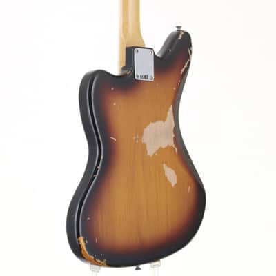 Fender Mexico Kurt Cobain Road Worn Jaguar 3-Color Sunburst [MX14523880] (07/13) image 9