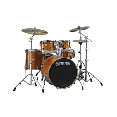 Yamaha SBP0F50 Stage Custom Birch 20x17/14x13/12x8/10x7/5.5x14" 5pc Shell Pack - Honey Amber