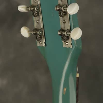 1965 SILVERTONE model 1417 L 1413 w/Vibrato TURQUOISE image 20