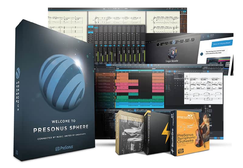 PRESONUS SPHERE YEAR CARD 1-Year Access to Studio One 5 Pro/Remote/Notion+More image 1