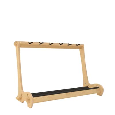 6 Guitar Stand for Acoustics & Electrics - The VersaRack™ | Nitro Safe Hardwood Rack | Made in U.S.A. image 8
