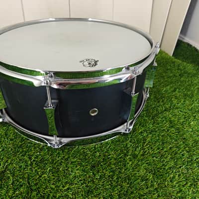 ⚡Pork Pie Little Squealer 14"X6" Steel Snare Drum - Flat Black⚡ image 3