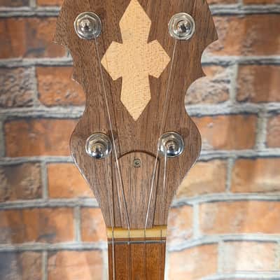 !USA! Handmade 5-String Banjo Natural Walnut w/ Superior HSC image 3