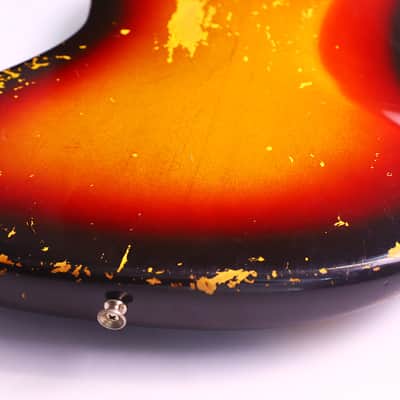 Fender Jaguar 1963 - Sunburst - cool sounding and all original Pre-CBS Jaguar with original hard case - check video! image 14