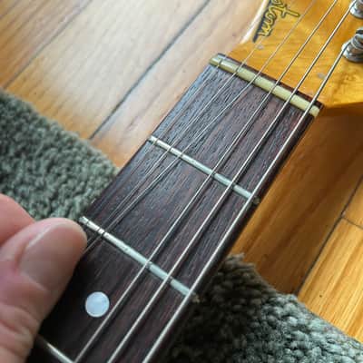 1980s Strings & Things Left Handed Double Cut Electric Guitar Crazy Rare w/ HSC image 6