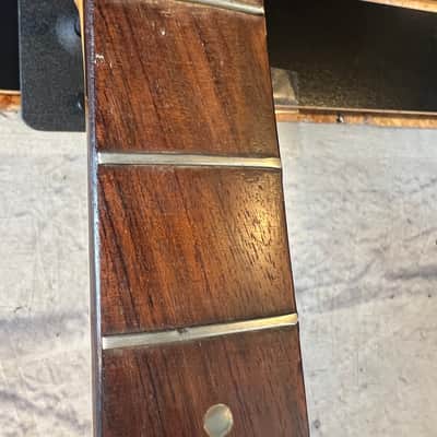 Unknown Vintage Japanese Electric Guitar Neck Missing Nut image 3