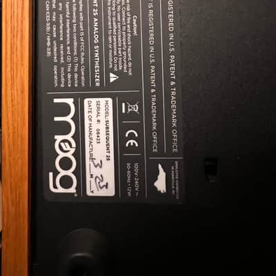 Moog Subsequent 25 Analog Synth 2020 - Present Black Bild 17