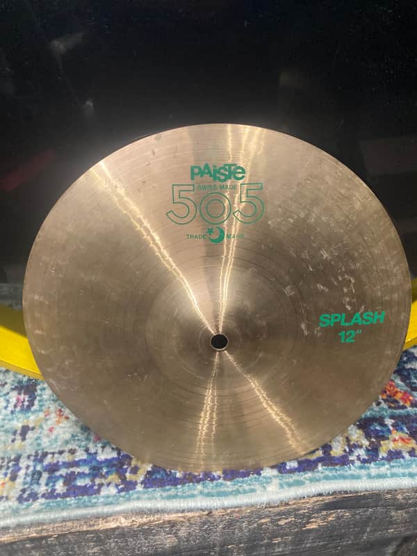Tommy Lee's, Mötley Crüe, Paiste - 12" 505 Series Splash Cymbal 452g  1980's image 1