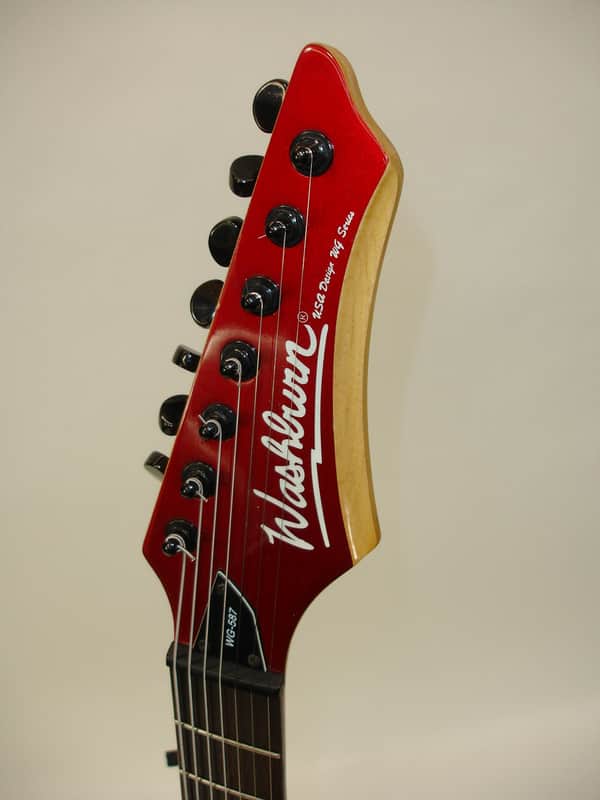 Washburn WG-587 7-String Electric Guitar, Red Metallic | Reverb Canada