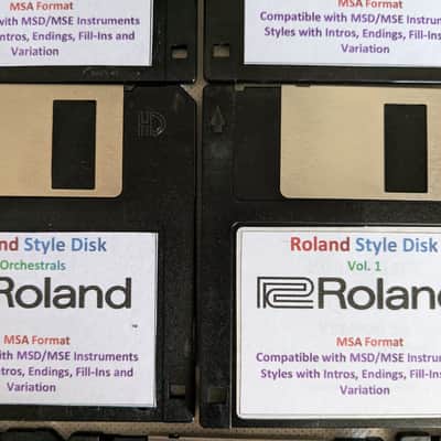 Roland Keyboard Floppy Disk Styles Collection image 4