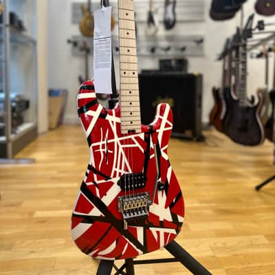 EVH Striped Series Electric Guitar 2013 - Present - Red/Black/White image 2