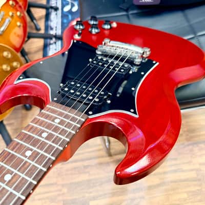 🍒2022🍒 Gibson SG Tribute~ Worn Satin Cherry USA + Deluxe Gig Bag~ Cherished! image 18