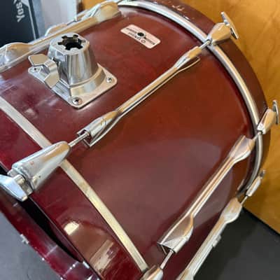 Yamaha Recording Custom Bass Drum 22x16 1980s - Cherry Wood image 3
