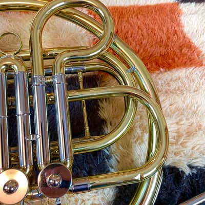 Used Jupiter JHR-752 Single French Horn 3 Valve With Case Plays Great/See Video image 7