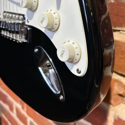 Squier By Fender 50th Anniversary Strat 1996 - Black image 5