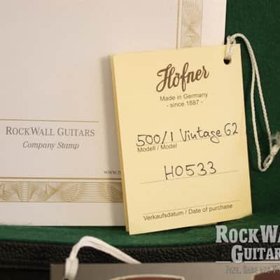 Hofner  500-1 Vintage 62  2011 image 21