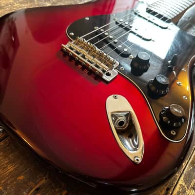 Fender Japan Rare ST65-TX Stratocaster 1965 Reissue Gunmetal Red w/ Matching Headstock, USA Pickups & Hardcase 2007 MIJ image 4