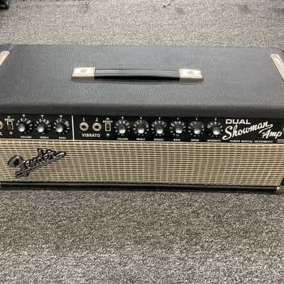 Fender Dual Showman 2-Channel 85-Watt Guitar Amp Head 1963 - 1967 - Black Panel image 2