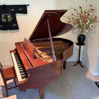 Steinway Model S 5"1" 1954 - Mahogany image 4