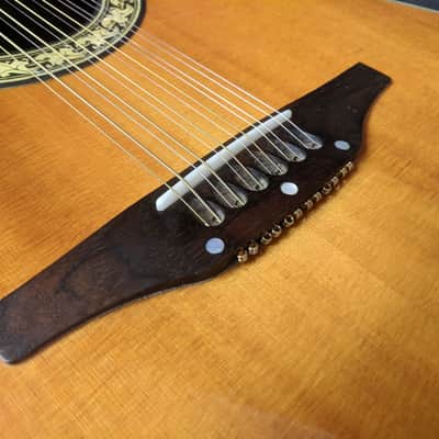 Ovation Pacemaker 1115-4 12-String Acoustic Guitar Natural Finish Made In USA image 5