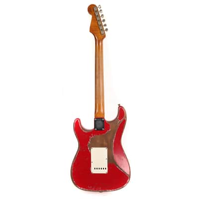 Fender Custom Shop 1962 Roasted Stratocaster Ultimate Relic Torino Red Masterbuilt Greg Fessler image 3