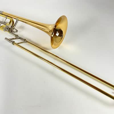 Used Yamaha YSL-820GII Bb/F Tenor Trombone (SN: 619449) image 1