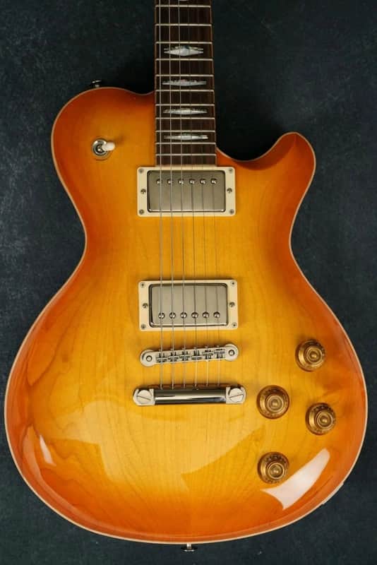 FGN Expert Flame Plain Top OB - Orange Burst image 1