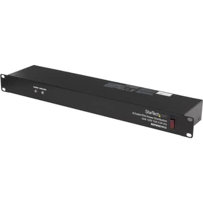 StarTech Rackmount PDU with 8 Outlets and Surge Protection - 1U RKPW081915 image 1