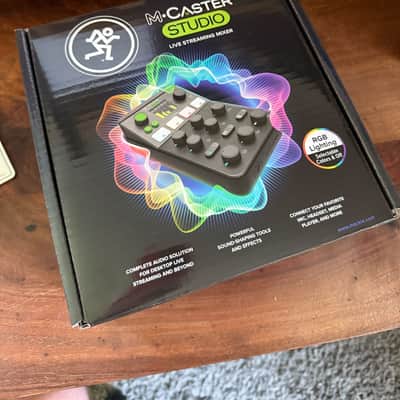 Mackie M-Caster Studio Desktop Live Streaming Mixer - Black - Unopened image 1