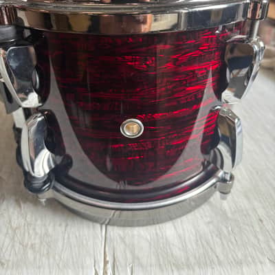 Used Pearl EXR 8"x7" Tom - Strata Red with Die Cast Hoops image 3