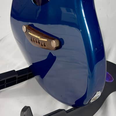 Fender Acoustasonic Deluxe Acoutic Electric Guitar Body 2003 - Blue image 5