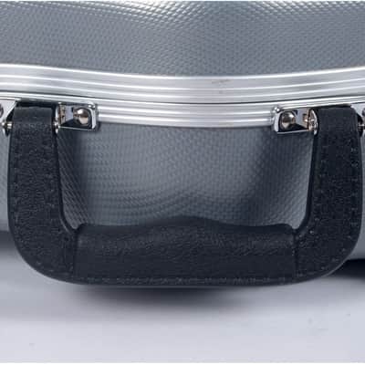 Crossrock F Body Mandolin Sturdy Hard Case with Backpack Straps Unique Design ABS Molded Hardshell image 6