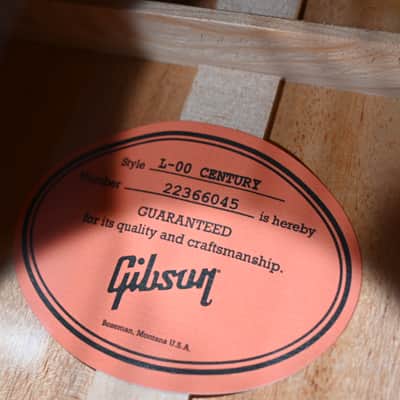 Gibson L-00 Century 12-Fret - Vintage Amber #6045 image 10