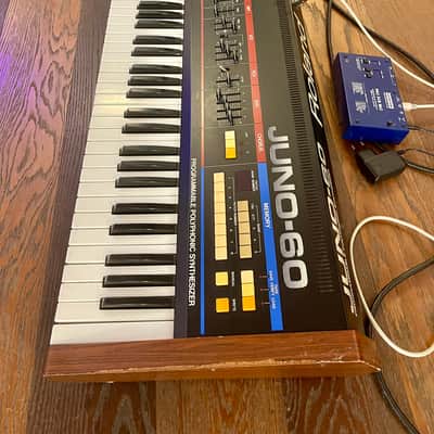 Roland Juno-60 61-Key Polyphonic Synthesizer 1982 - 1984 - Black image 2