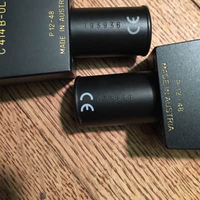 AKG C414 B-ULS TLII PAIR - AUDIO UPGRADES - JIM WILLIAMS MODS - MINT! image 3