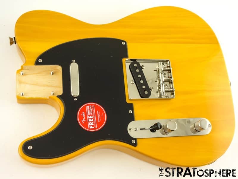 LEFTY Fender Squier 50s Telecaster Tele, LOADED BODY Guitar Butterscotch Blonde image 1