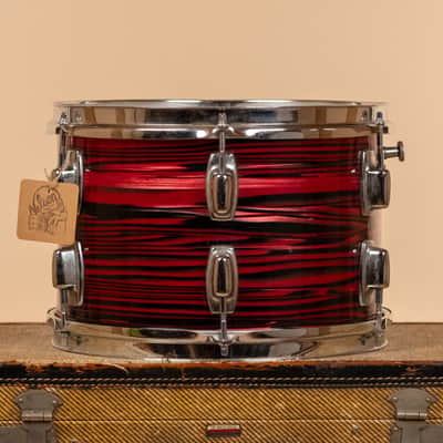 1970s Ludwig Standard Tom in Ruby Red Strata - 8x12 image 2