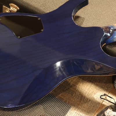 2003 Fender Custom Shop Showmaster Neck Thru Electric Guitar Birdseye Blue Quilt + OHSC image 16