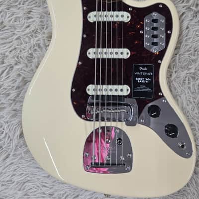 Fender  Vintera® III Early '60s Bass VI, Rosewood Fingerboard, Olympic White image 9
