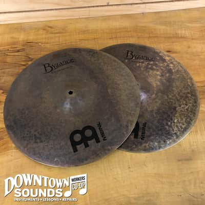 Meinl Byzance 15" Big Apple Dark Hi Hats image 1