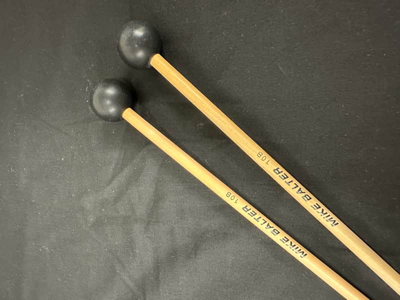 Mike Balter 10B Xtra Hard Mallets, 1" Phenolic on Birch Handles - NEW #3 image 1