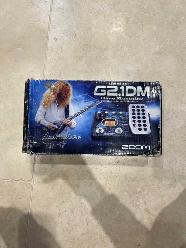 Zoom G2.1DM Dave Mustaine Signature With Box Candy, Power Adapter and Lead - Very Good Condition image 1
