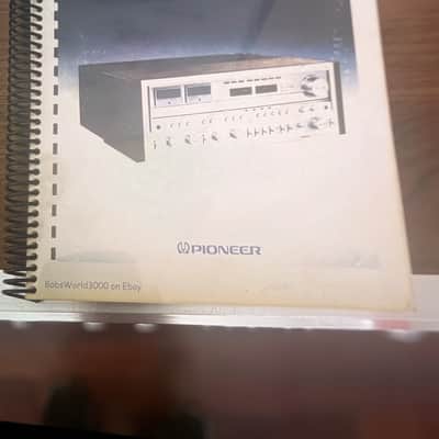 Pioneer SX-1980 270-Watt Stereo Solid-State Receiver 1978 - 1980 - Silver image 1