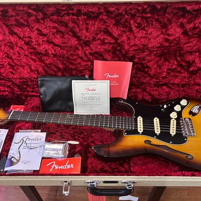 Fender Suona Stratocaster Thinline Violin Burst / 7lbs. 0.5 oz. #US23066201 image 1