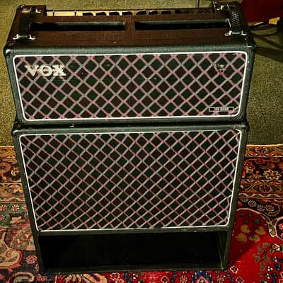Vox V125 Bass 125-Watt 1x15" Piggyback Bass Amp 1981 - 1983 - Black image 3