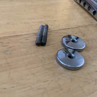 Gibson Stop tailpiece 1970’s - Chrome+ abr-1 bridge pins and domed thumb wheels image 12