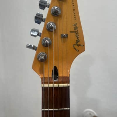Cuomocaster Weezer Stratocaster Official Fender Licensed Parts Sonic Blue image 8